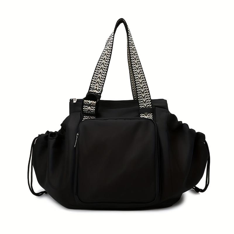 1pc Large Capacity Multi-Functional Drawstring Backpack - Heavy-Duty Gym Bag with Zipper Closure, Spacious Main Compartment & Multiple Pockets, Men, Students, Travel, Work - - Ideal For School, Shopping, Business Trips - Durable & Easy-clean Design