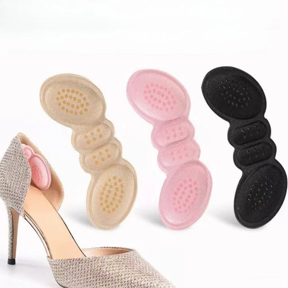 Blister-Free Heel Cushion Pads 10 Pairs, Soft Shoe Filler Inserts & Heel Grips, Quick Fix for Loose Oversized Shoes & Heel Pain Relief