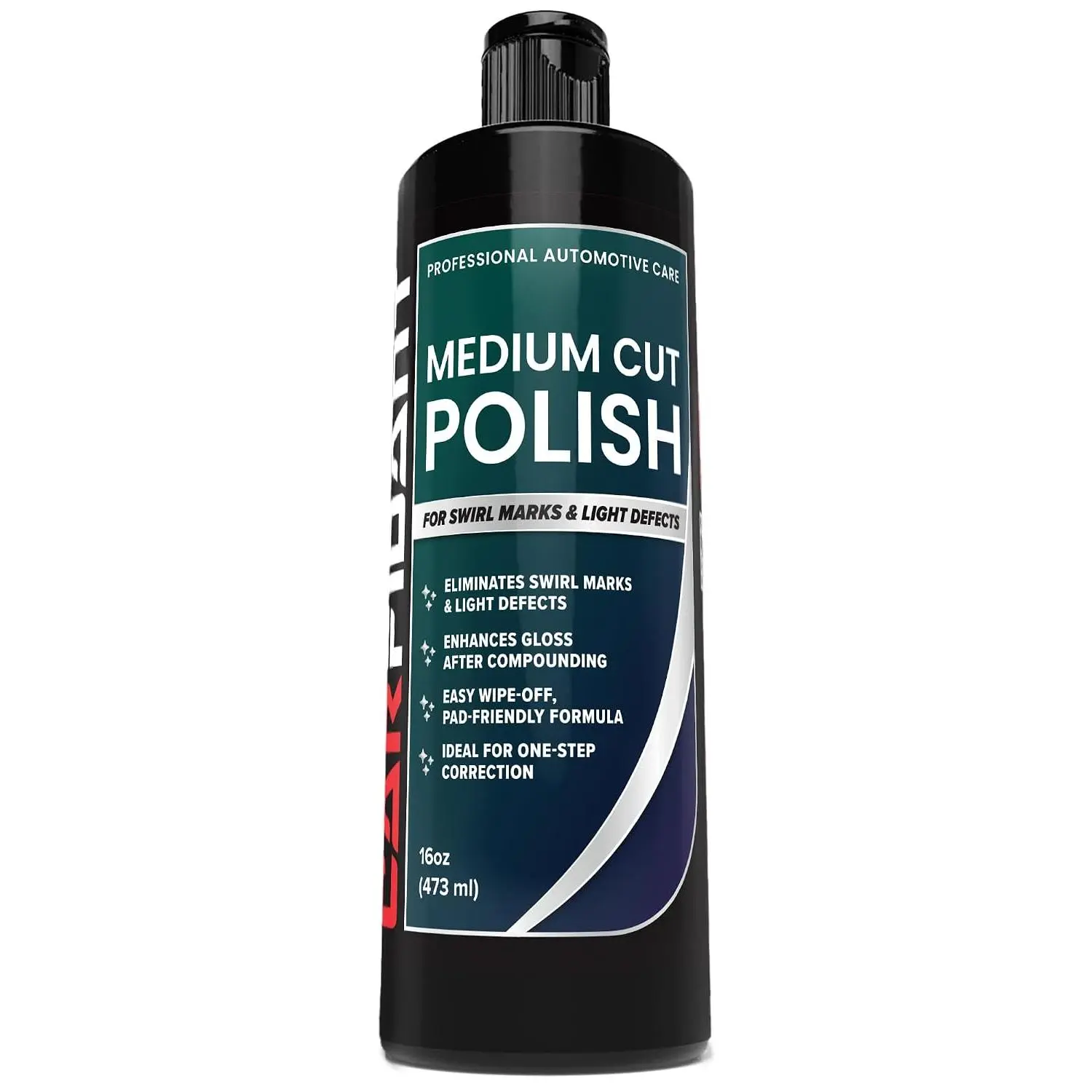 Medium Cut Polish –  Scratch Remover & Swirl Remover – Polishing Compound Restores Gloss & Clarity – -Step  Correction Polish for Hand or DA Polisher – 16 oz