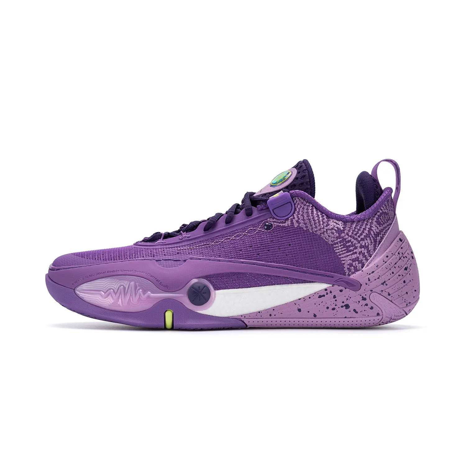 Wade All City 14 "Violet" Pro Basketball Shoes, High-Performance Hoop Shoes for Competitive Play, Cushioned Sole, Rubber Mesh Upper