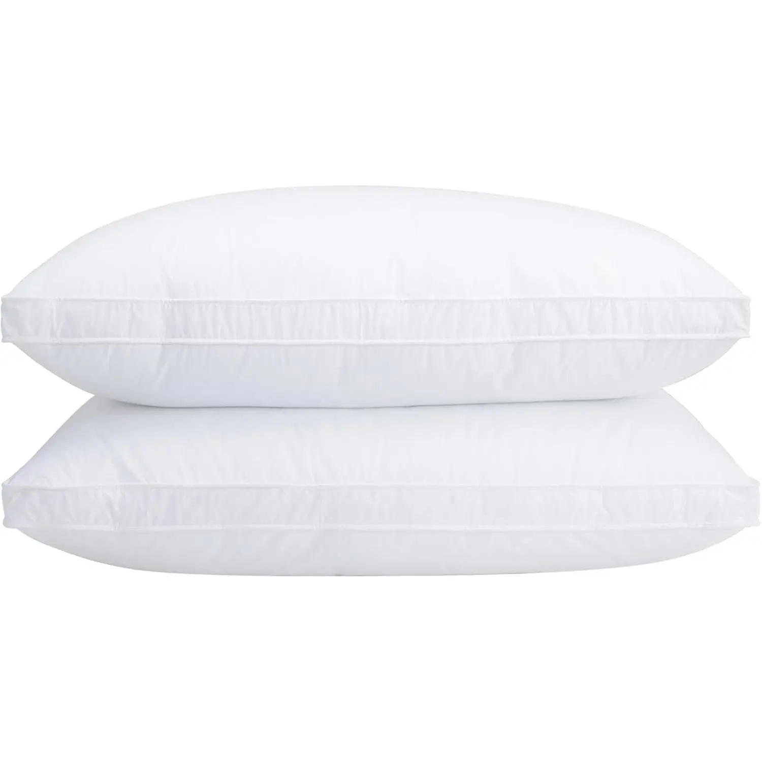 Down Pillows King Size Set of 2 - Goose Down & Feather 600 Fill, 100% Cotton Cover, Hypoallergenic, Hotel Quality Luxury Pillows