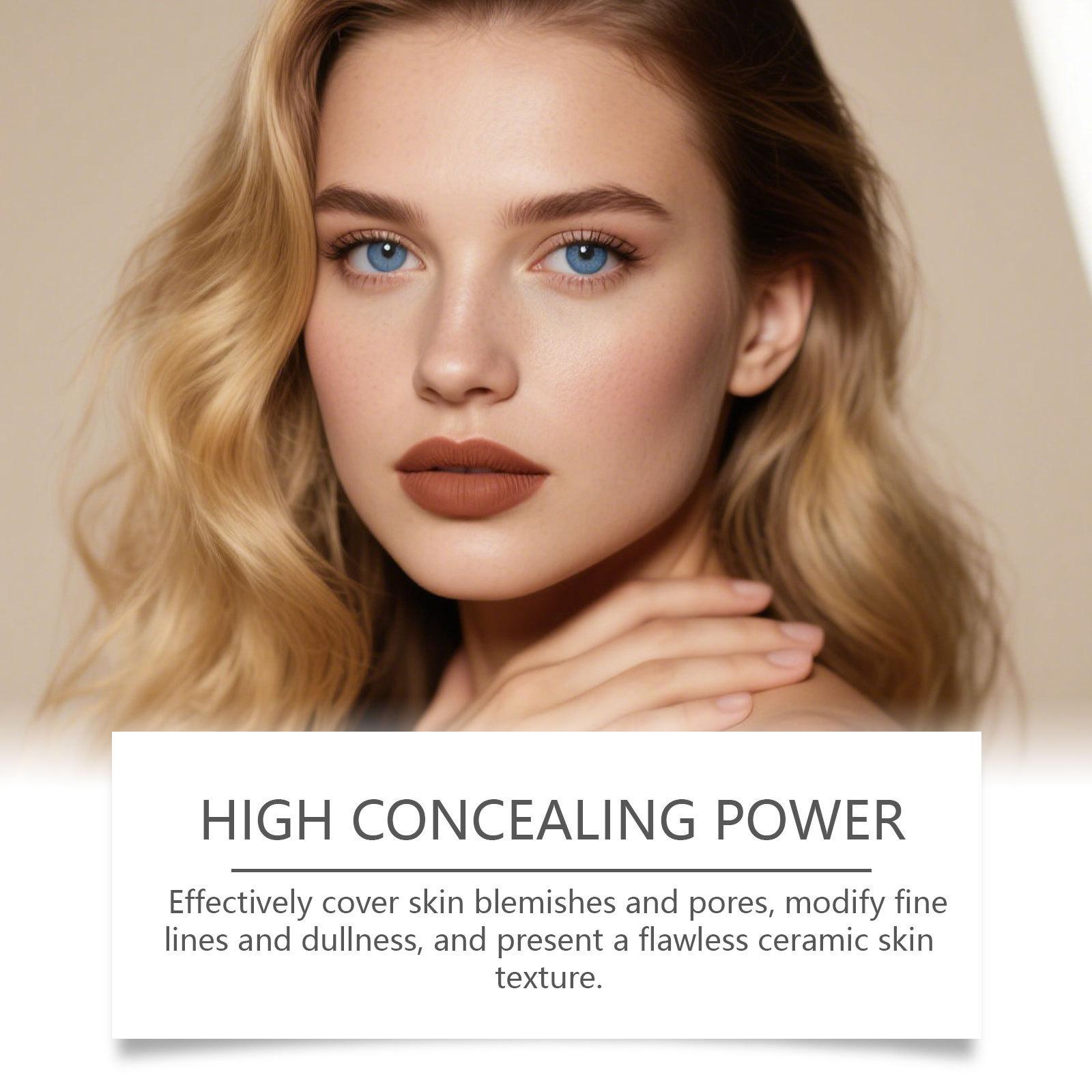 MDY Two-In-One Color-Changing Foundation Stick, Natural Light Texture Matte Finish, Long-Lasting Waterproof Sweatproof, 2-in-1 Color-Changing Foundation Stick Naturally Moisturizing Smooth Long Lasting Lightweight Non-Greasy Concealer