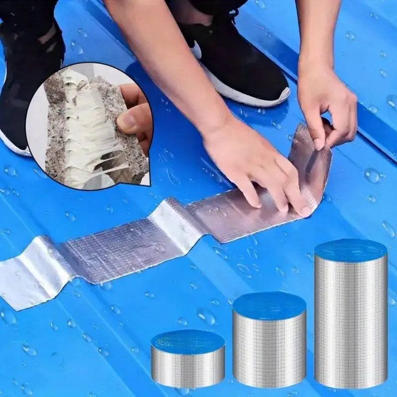 Strong Adhesive Waterproof Tape, 1 Count Self Adhesive Roof Anti Leak Stop Tape, Multipurpose Sealant Tape for Home, Office, Car, Roof, Wall, Floor