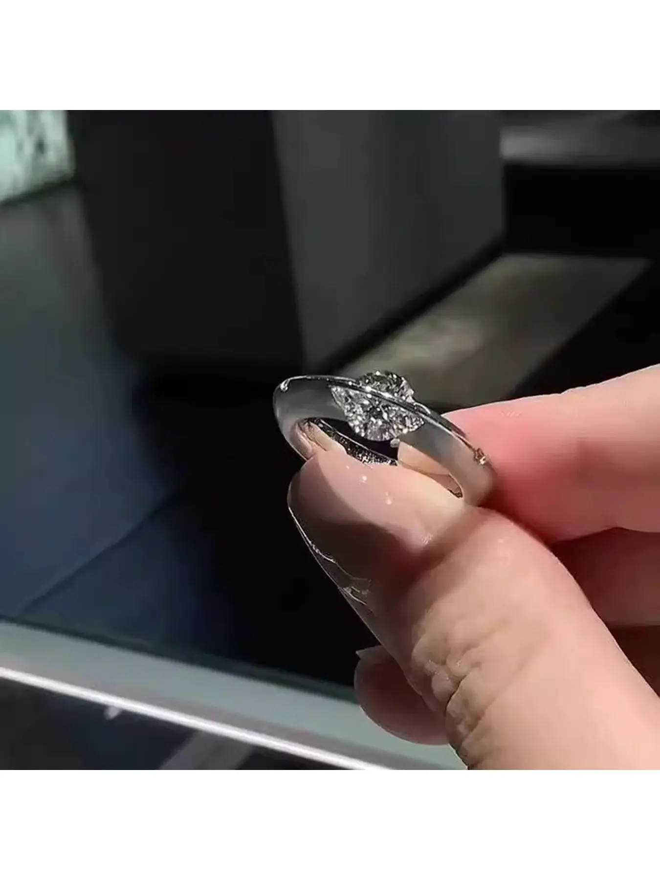 Exquisite Jewelry Gift, Dainty Spinnable Planet Ring for Women, Light Luxury Adjustable Zircon Band, Sweet Unique Rotatable Fashion Accessory