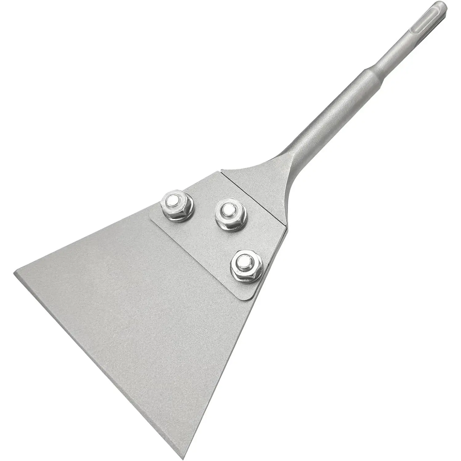 SDS Plus Scraper Kit, 5" x 11" Tile Removal Tool for SDS Plus Chisel, Carpet Removal Tool, Carbon Blade, Great for Tile, Laminate, Epoxy Removal