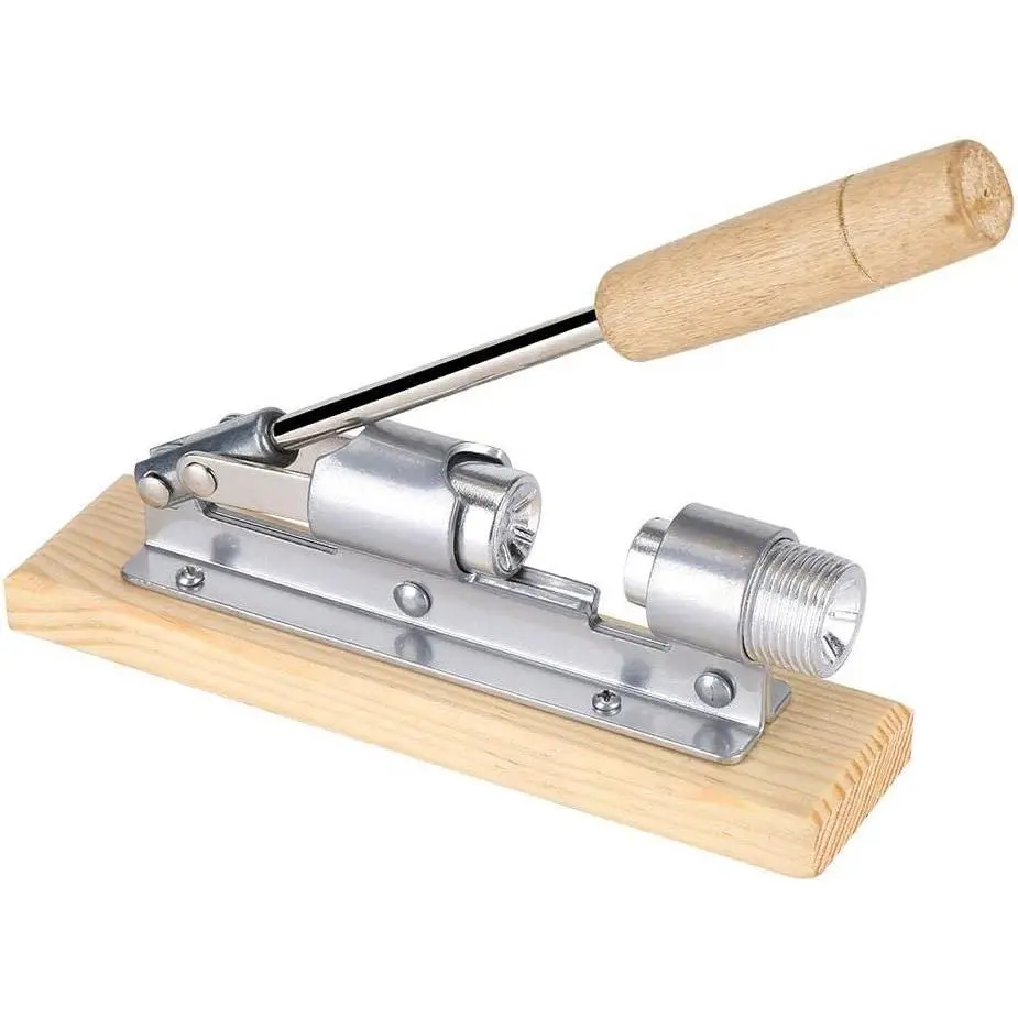 Fdit Heavy Duty Nut Cracker Pecan Nutcracker Walnut Plier Opener Tool, Walnut Wood Base & Handle