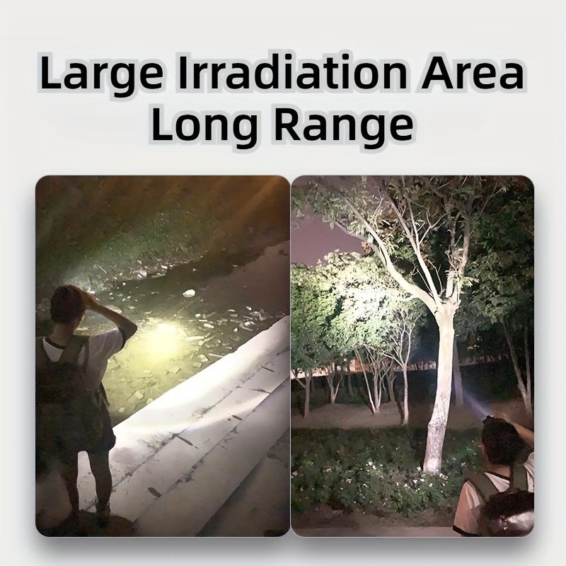 2PC Multifunctional 7LED Headlight 4 Modes Headlight Flashlight USB Rechargeable Headlight Rechargeable, Adjustable Headlight Fixture, Suitable for Camping, Outdoor Running, Hunting, Hiking, Camping