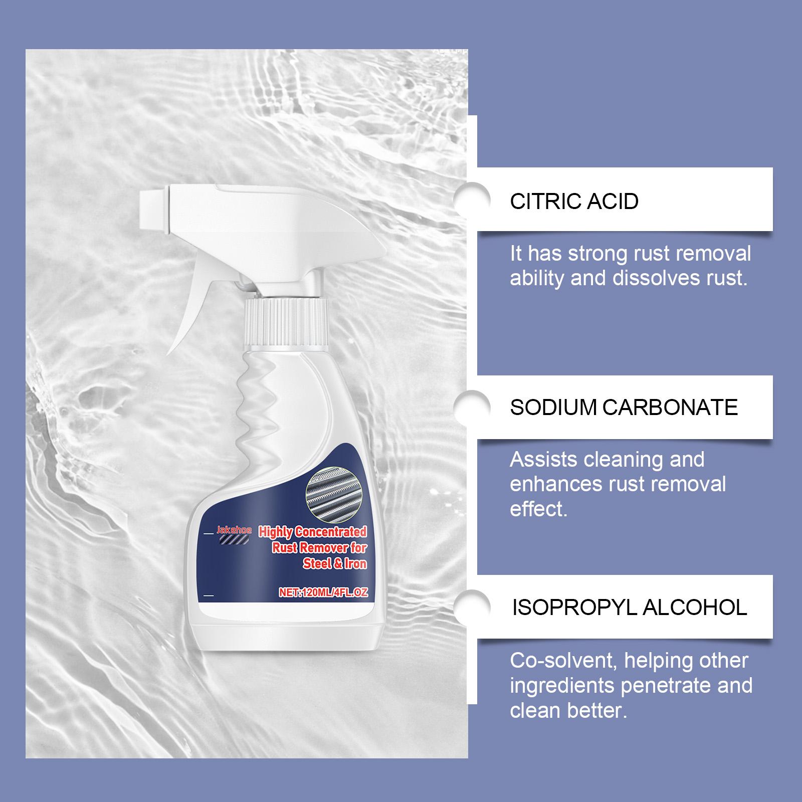 Jakehoe Steel Rust Remover, Bolt Screws Metal Rust Cleaner Rust Remover Household Rust Remover