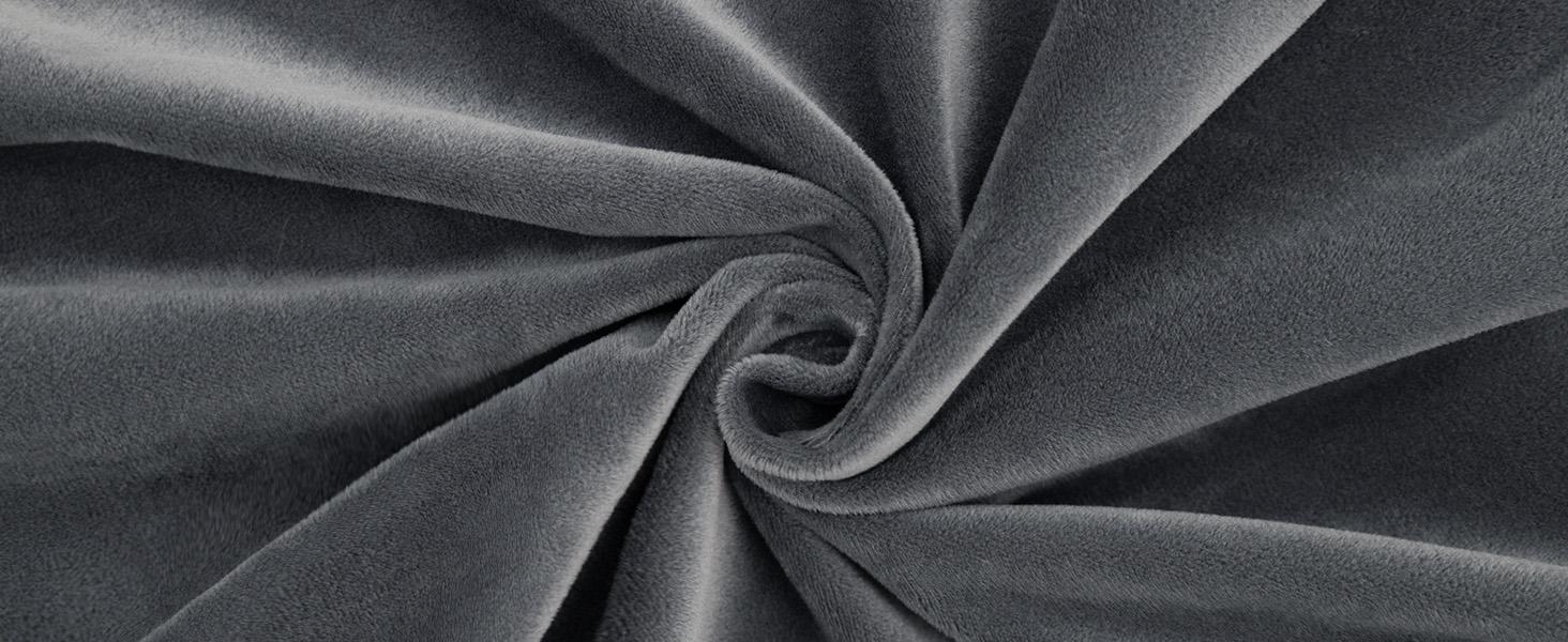 Gray King Size Comforter Set 3 Pieces,Winter Warm Plush Reversible Down Alternative Comforter & 2 Pillow Shams,Thick Fuzzy Micromink Fleece Bedding Comforter Sets(Charcoal,King) |   Soft, Warm Bedding