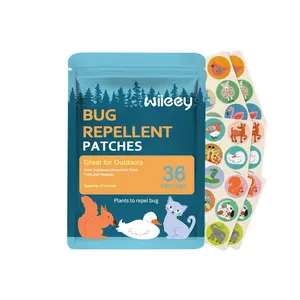 Animal Pattern Outdoor Mosquito Repellent Stickers, Cute Animal Designs, Stick on Clothes, Backpacks, Chairs, Long-Lasting Effect, Mosquito Repellent Patches