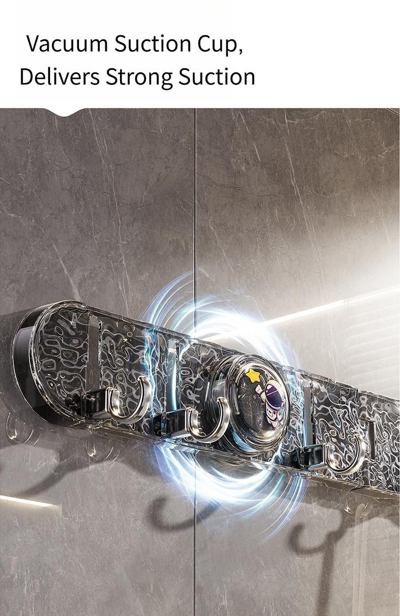 Multi-Scene Foldable Suction Hooks - Corner Design & Hidden Storage Solution