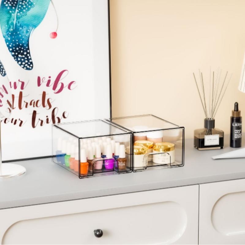 Stackable Bottle Organizer Set, BPA-Free Space-Saving Storage, Ideal for Baby Bottles, Makeup, Bathroom, Food Storage, Best Christmas Gift