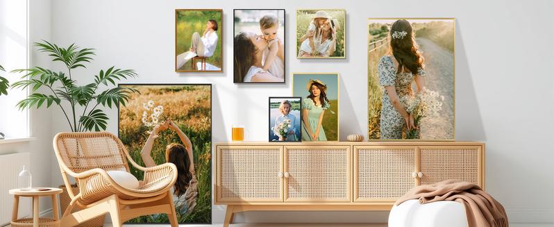 A2 Aluminum Picture Frame, Black Metal Thin Poster Frames for 16.5x23.4 inch Photo, Acrylic Front, Wall Hook for Horizontal or Vertical Display, 1 Pack