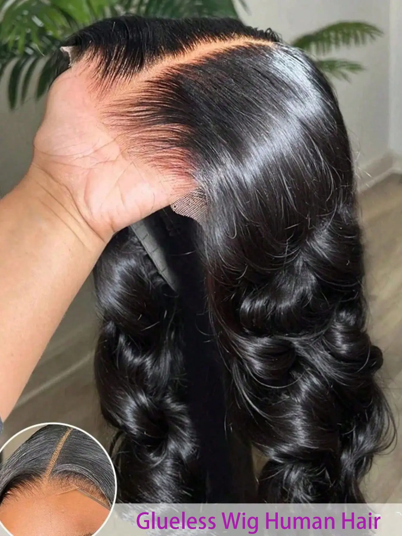 Body Wave 5x5 Glueless Lace Wigs Human Hair Wig Pre Plucked Transparent Lace Wig For Women 150% Density Brazilian Virgin Hair