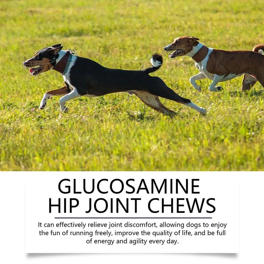 80 Tablets Nutritional Supplement Chondroitin Soft Chew Hip Joint Dogs Enhance Vitality Chicken Flavor Pet Joint Care Tablets