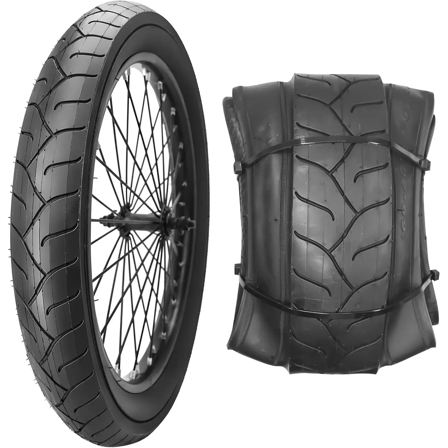 20 Inch Fat Bike Tires 20 x 3.0 Folding Replacement Tire for Urban Street Mountain Beach Bicycles Foldable Bike Mtb Tires