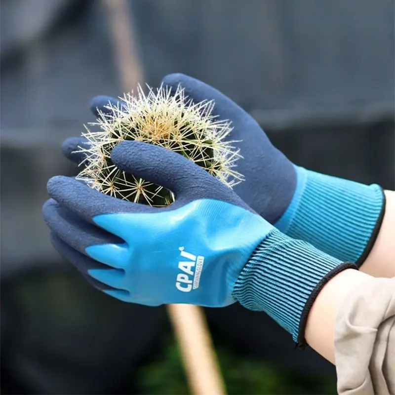 Thorn Proof Puncture Resistant Gardening Gloves, Wear‑Resistant Rubber Work Gloves for Rose Planting, Weeding, Beach Digging, Protective Safety Gloves for Gardeners & Florists