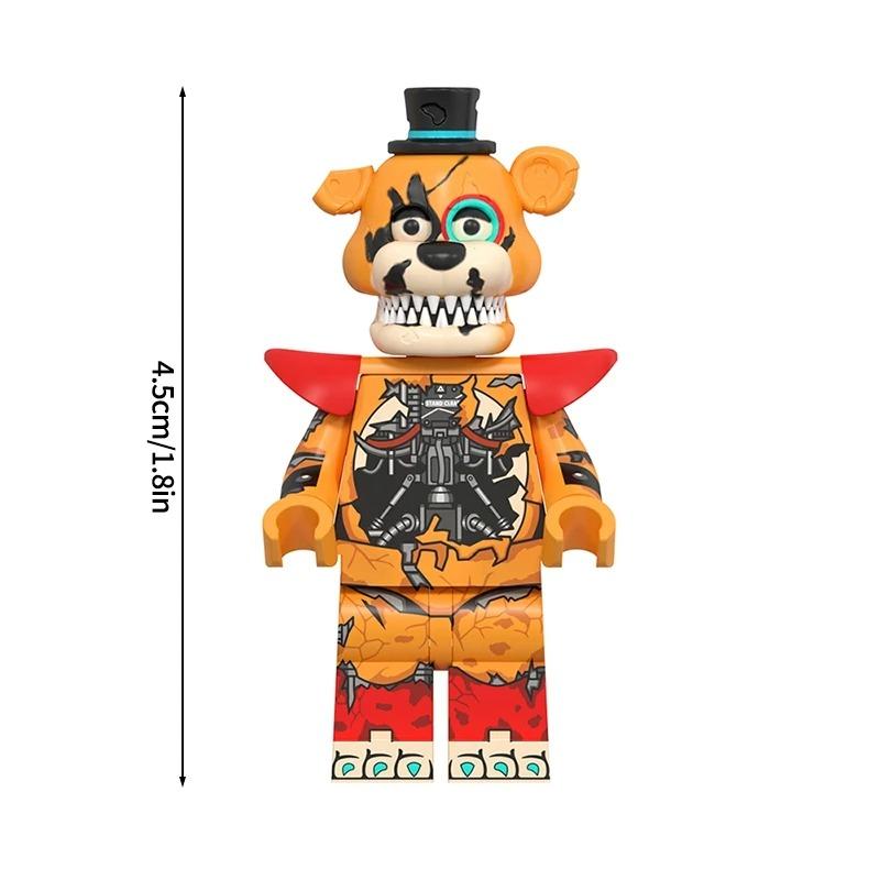 Five Nights at Freddy's Building Blocks Figures, FNAF Minifigures Set, Horror Game Collectible Toys, Perfect Gift for Fans & Kids