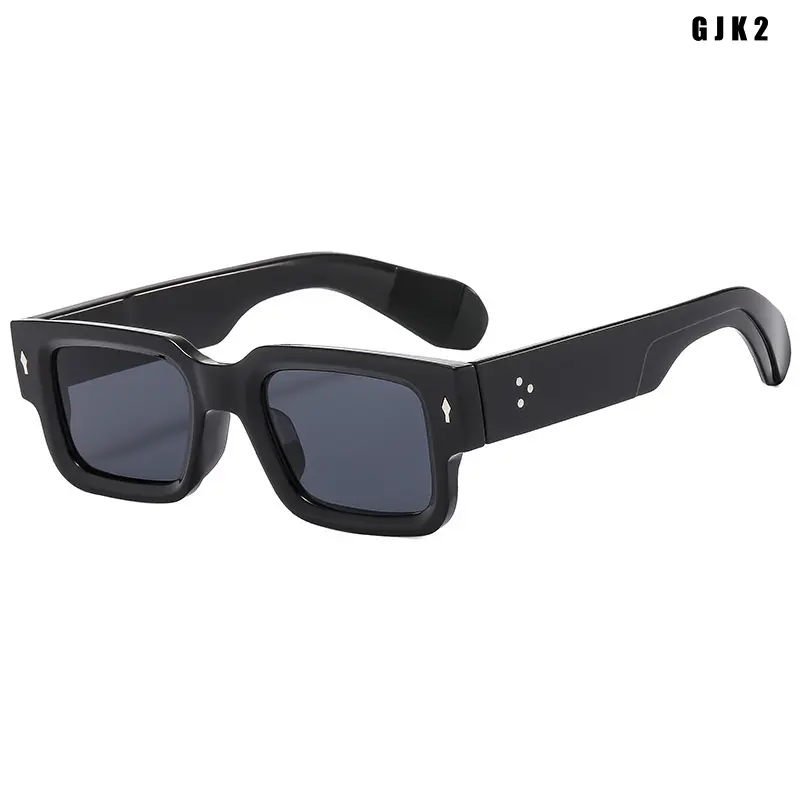 Retro Rectangle Sunglasses for Women Men, Small Square Frame UV400 Protection Fashion Outdoor Shades