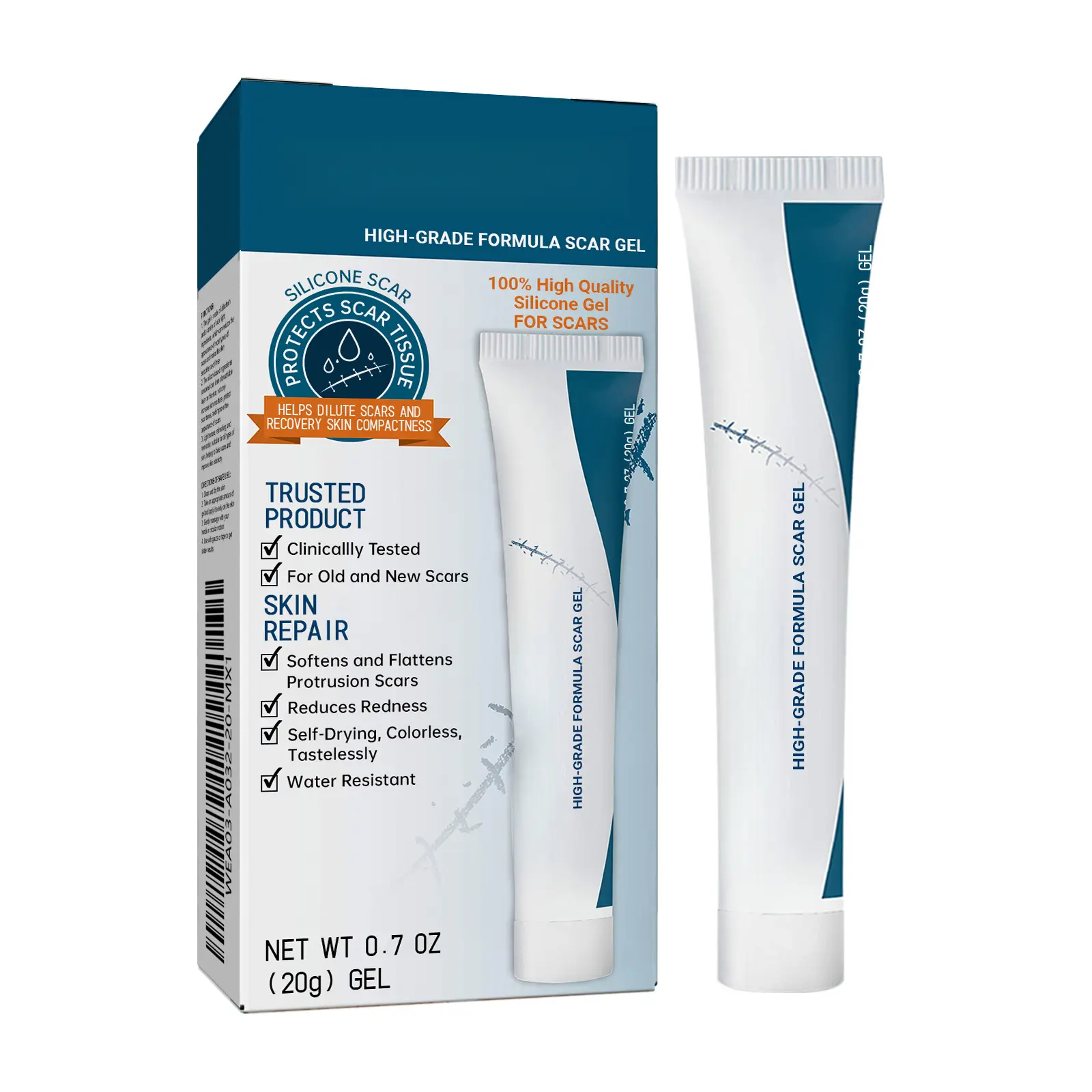 Skin Smoothing Care Gel with Dimethicone & Allantoin, Moisturizing Body Gel for Uneven-Looking Marks, Rough Texture & Daily Skin Care