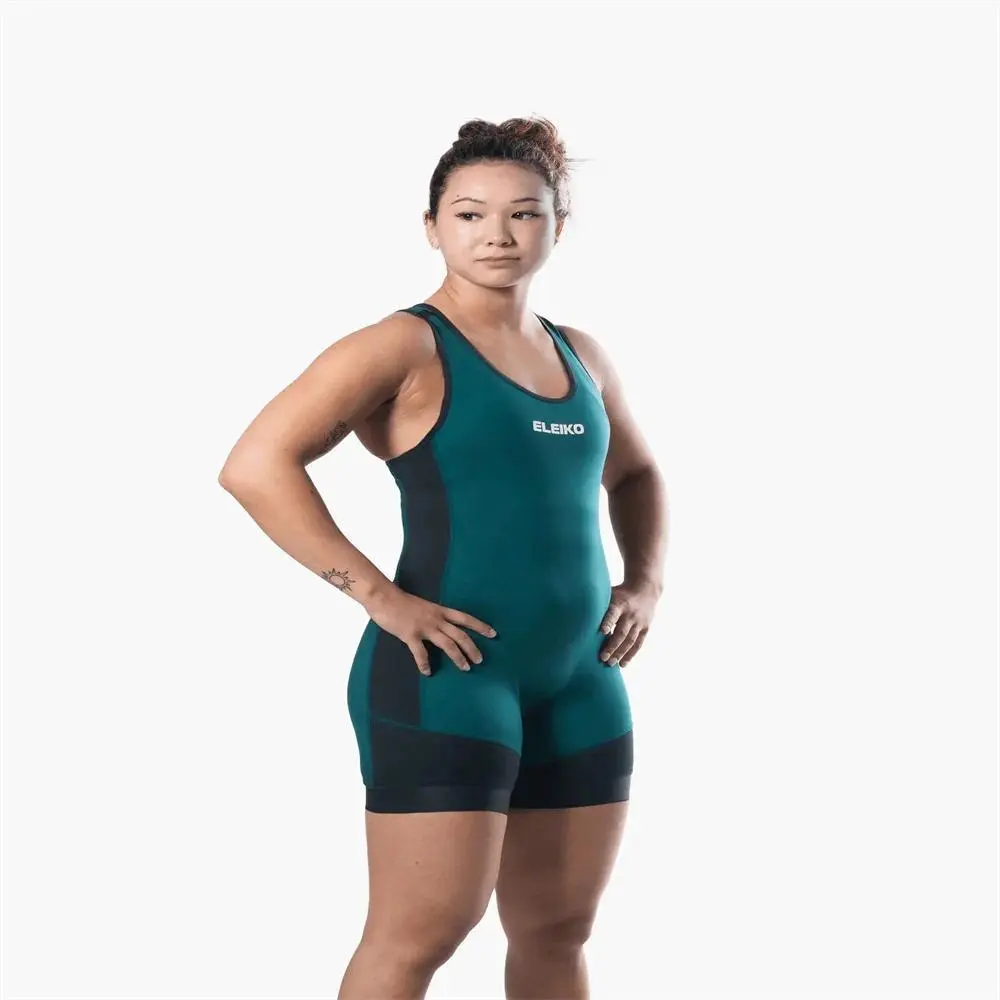 Women's Powerlifting Bodysuit - Skin-Tight Full-Length Singlet-Style Suit for Wrestling, Gym Fitness, Singlet For Wrestling