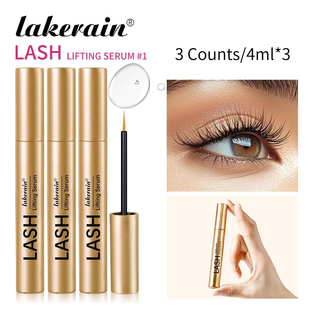 3 Counts Premium Lash Enhancing Serum Kit - Lengthening & Volumizing Eyelash Treatment with Hyaluronic Acid, Conditions & Nourishes for Naturally Fuller Looking Lashes, Hydrating Eyelash Serum