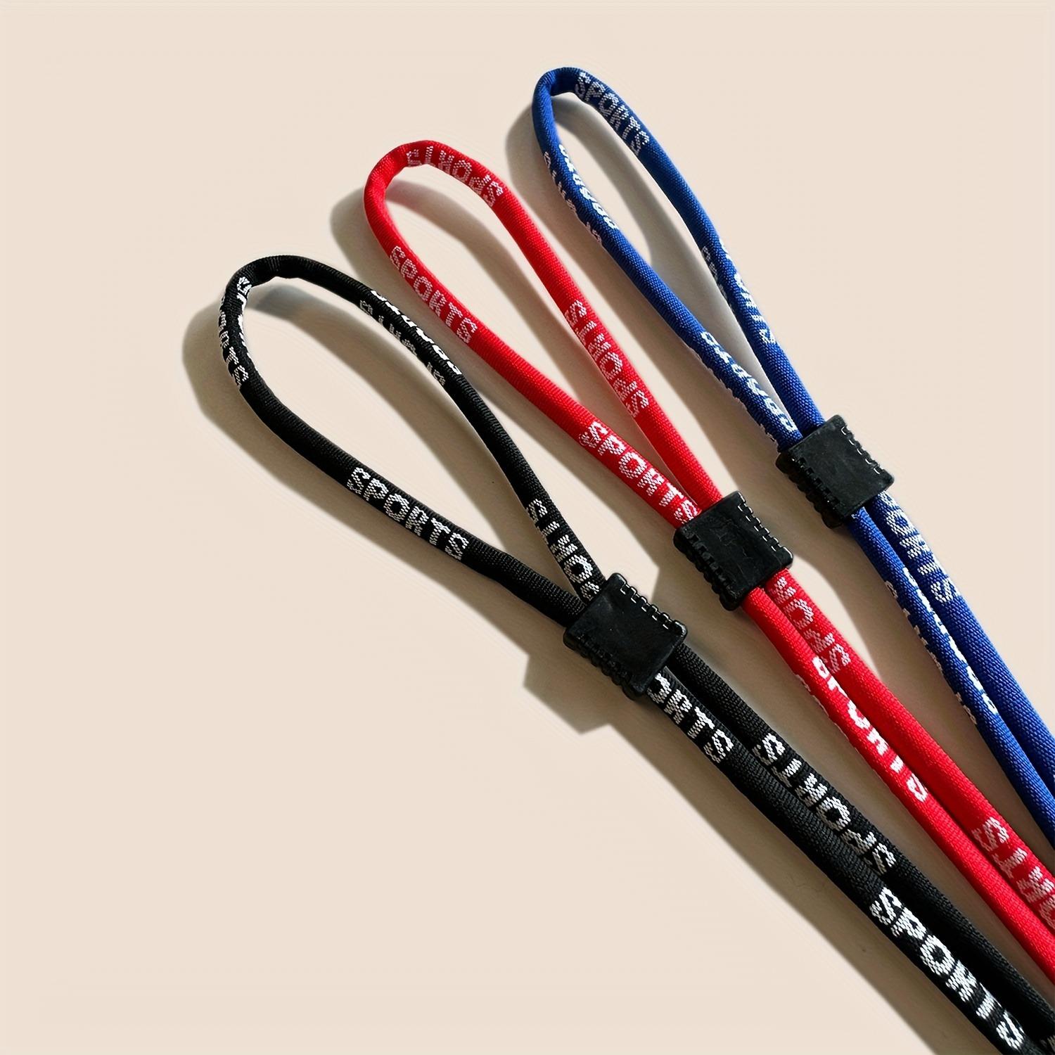 Sports Glasses Strap Holder, 3 Counts/set Adjustable Outdoor Sports Sunglasses Chain Lanyard, Anti Slip Glasses Cord Rope for Women & Men