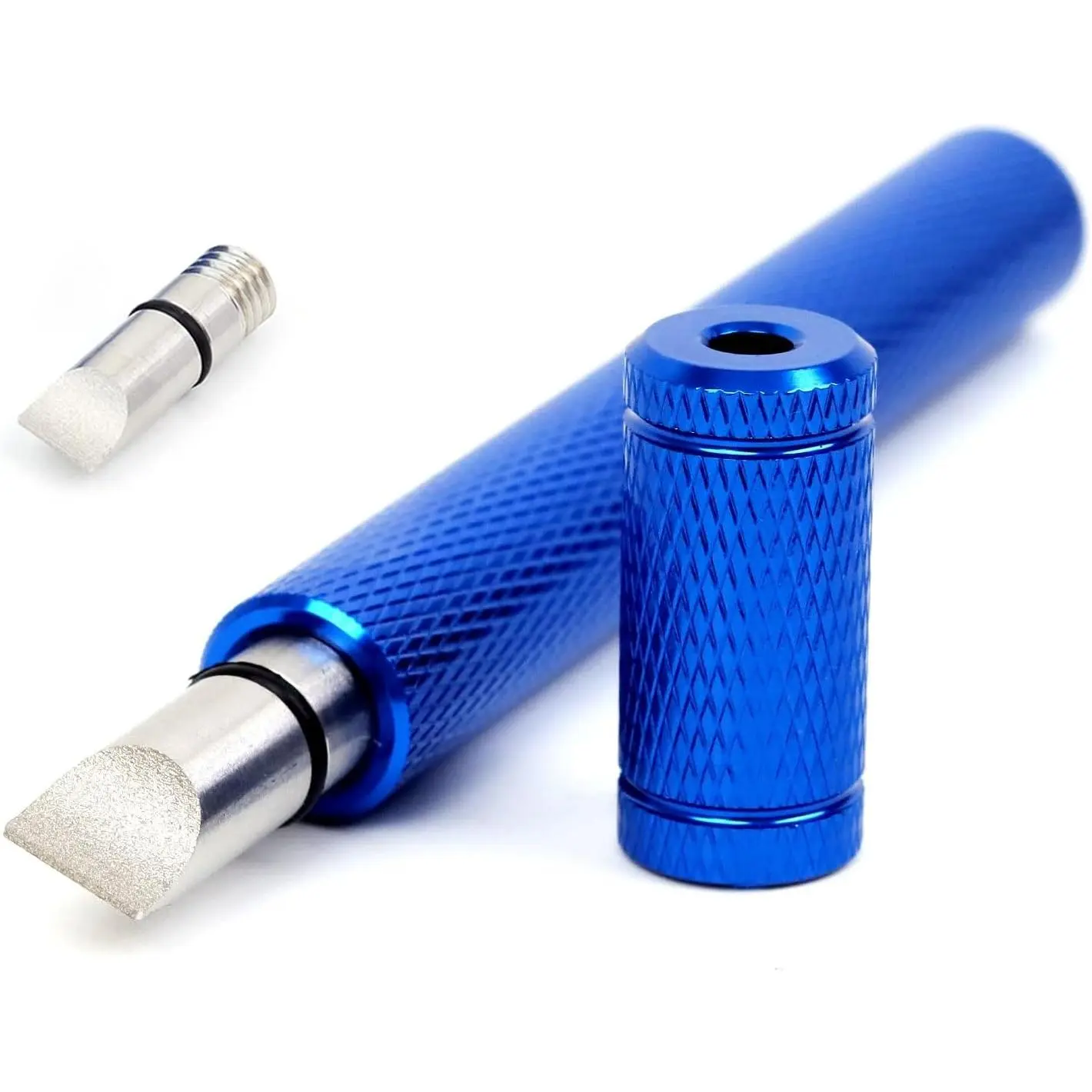 Golf Club Cleaner Iron Out  Sharpener with Spare Upgraded Sharpener Tip, Golf Bag Accessories Essentials for Men Blue