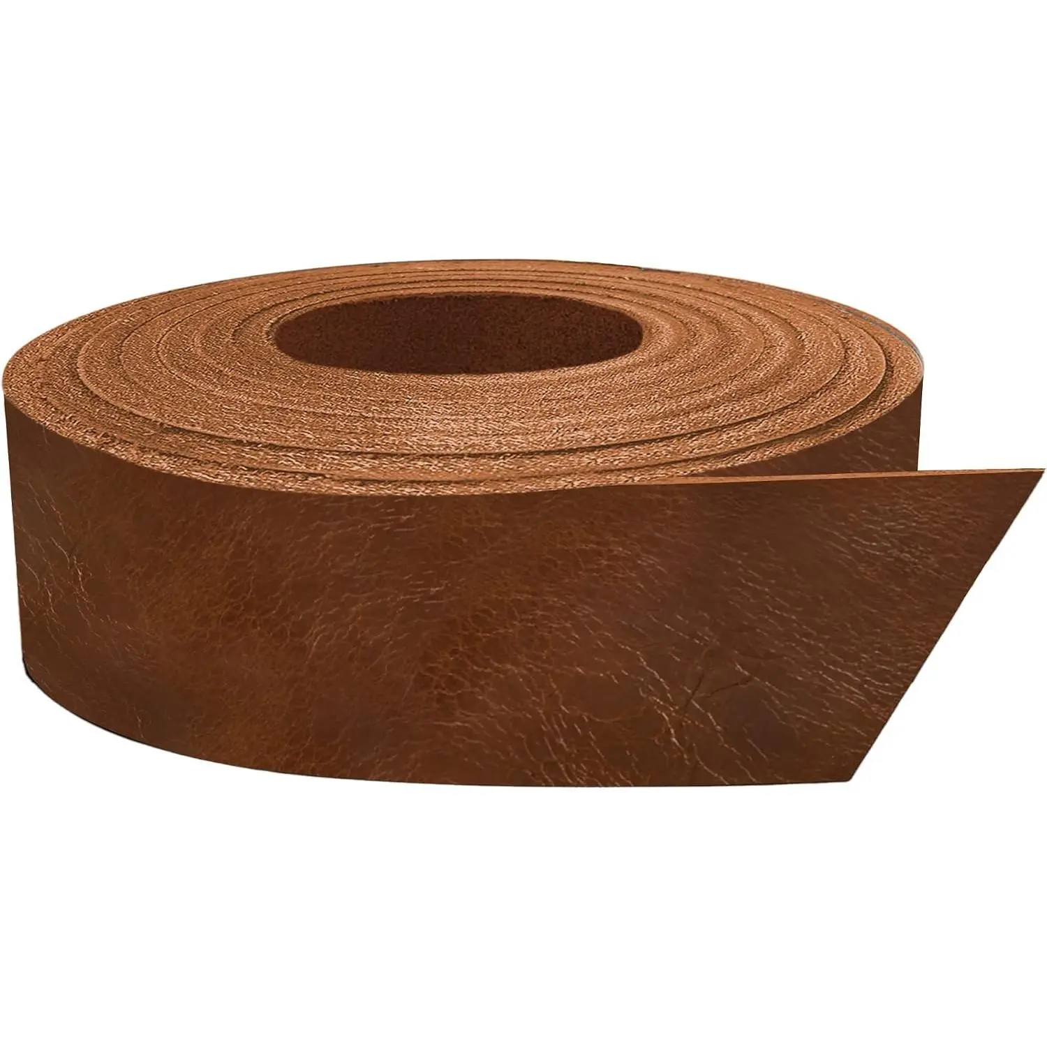 Buffalo Belt Blanks 8-10 oz (3-4mm) Size 1.5"x55-60" (3.8x139-152.4cm) Antinque Mahogany Color Full Grain Leather Belt Straps/Strips for Tooling Holsters