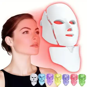 Insertable LED Seven Colors Facial Neck Care Device, 7 Color LED Skincare Beauty Instrument, Perfect Gift for Family, Mother's Day, Christmas
