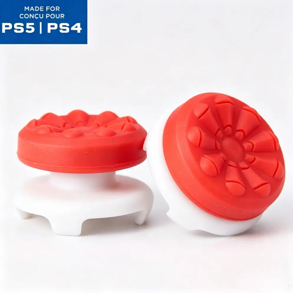 New FPS Thumbsticks, High-rise & Mid-rise Concave Thumb Grips, Gaming Controller Thumbstick, Console Compatible Console Accessories for PS4/PS5