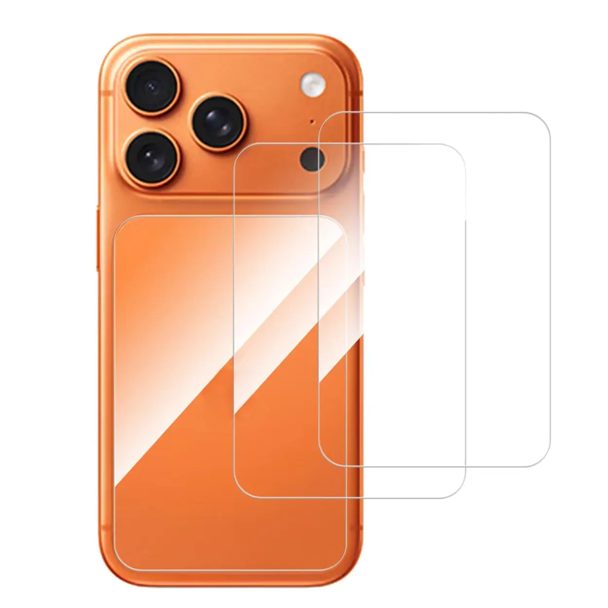 10 Pcs Back Screen Protector Compatible with iPhone 17 Pro/Pro Max, Ultra Thin Rear Phone Protector Film with Clear & Matte Finish, Scratch Resistant Anti Fingerprint Cover, Easy Installation Full Back Protection Accessories, Phone Protector Accessory