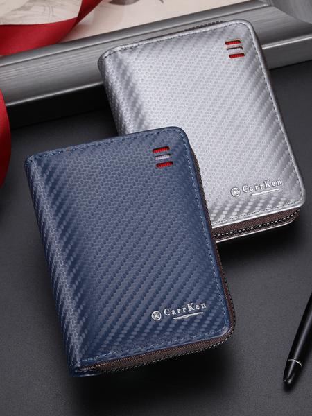 Men's Minimalist Plain Color Zipper Wallet, Casual Trendy Versatile High-quality Daily Wallet, Fashionable Wallet for Daily Use