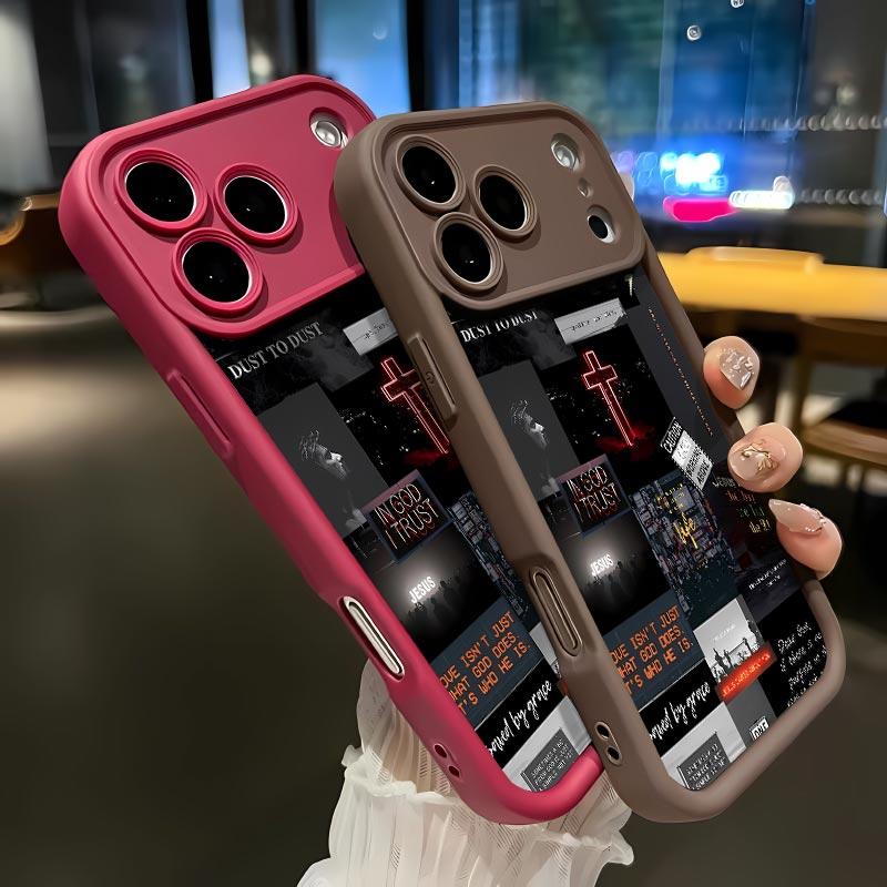 Creative Pattern Soft&Flexible TPU Silicone Phone Case For iPhone 17 Pro Max AIR 16 15 14 13 12 11 Plus XSMAX Cases Durable|Shockproof|Full Camera Protection|Anti-Scratch|Anti-Fingerprint|Slim Fit|Gift For Girlfriend/Men/Women