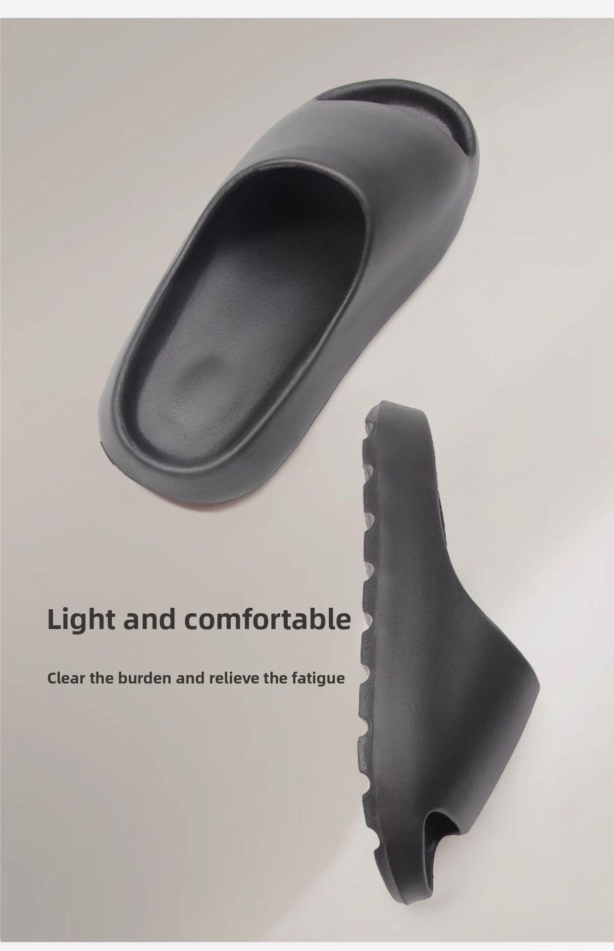 Coconut Slippers for Men, Sports Outdoor Wear, Home Use, Thick Sole EVA Slippers with Soft Cushioning for Women