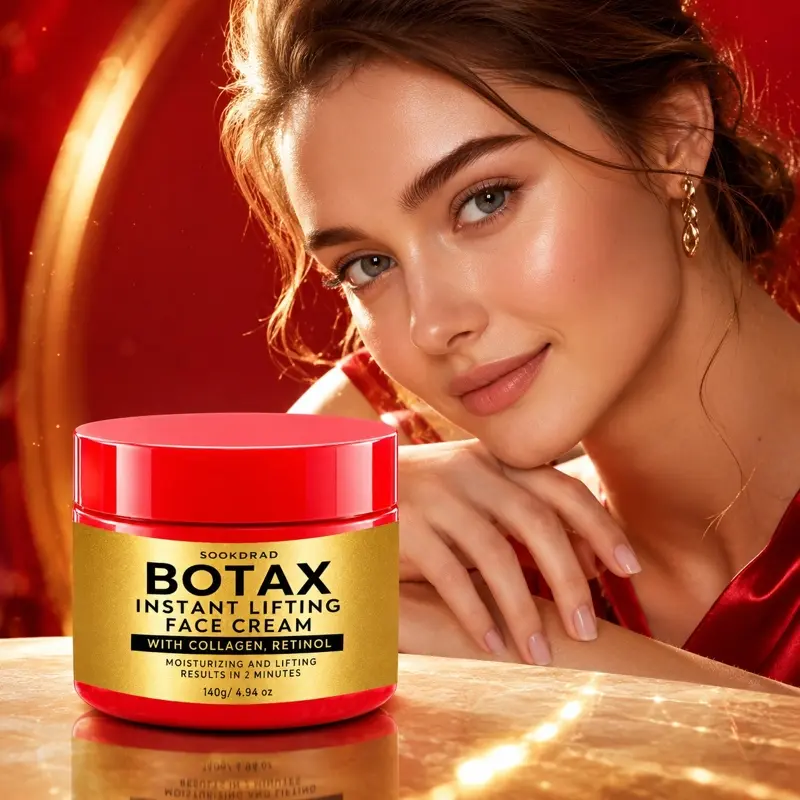 Botax Instant Lifting Face Cream, Collagen, Retinol, Moisturizing, Lifting, 2-Minute Results, 140g