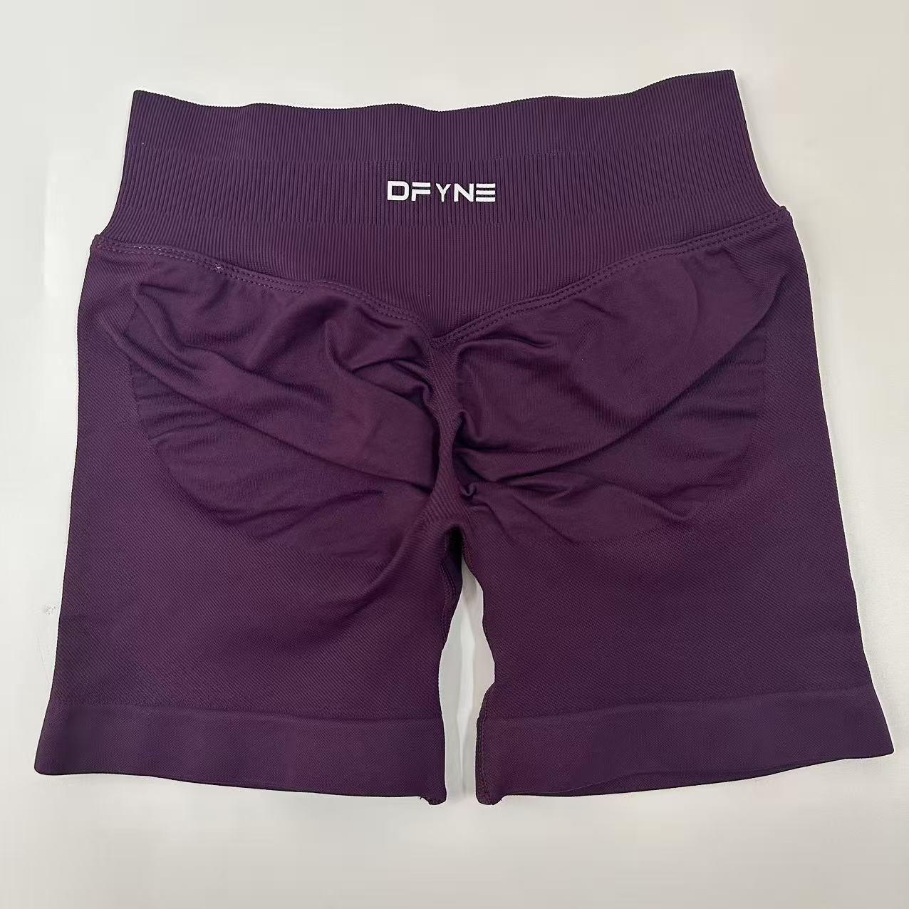 Dfyne Impact Women's Yoga Shorts, Tighten the Buttocks, High-Waist Stretch, Suitable for Exercise and Fitness, As Well as Outdoor Cycling.