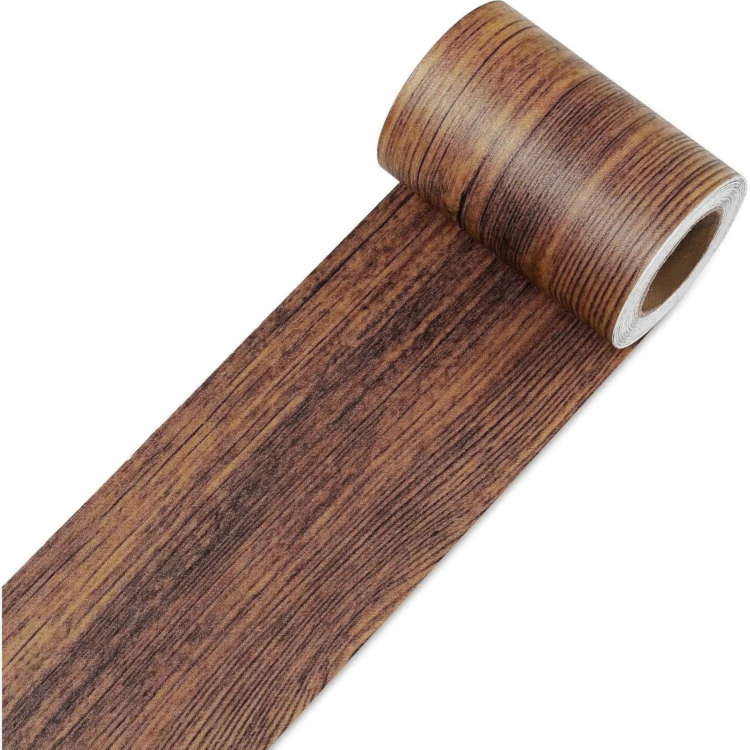 3"x236" Wood Border Wallpaper Peel and Stick Wood Grain Wallpaper Self Adhesive Wall Paper Removable Mirror Frame Border Wood Frame Mirror Vinyl for Bedroom Home Decor