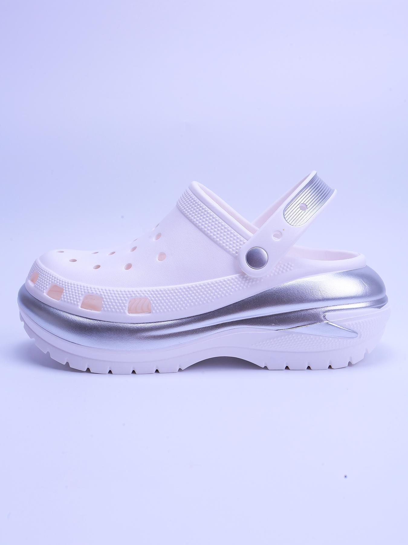 Sporty Unisex's Solid Color Hollow Out Design Clogs, Sport Breathable Comfortable Non-slip Clogs, Fashionable Shoes for Outdoor Sports