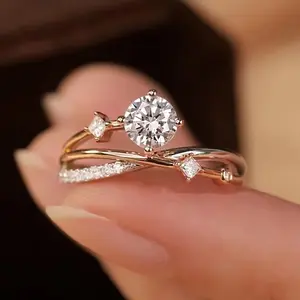 The Cosmic Orbit Planet Design Features an Adjustable Opening for Sizing, and This Copper Micro-pave Synthetic Synthetic Zirconia Ring Is Suitable for Women's Daily Wear