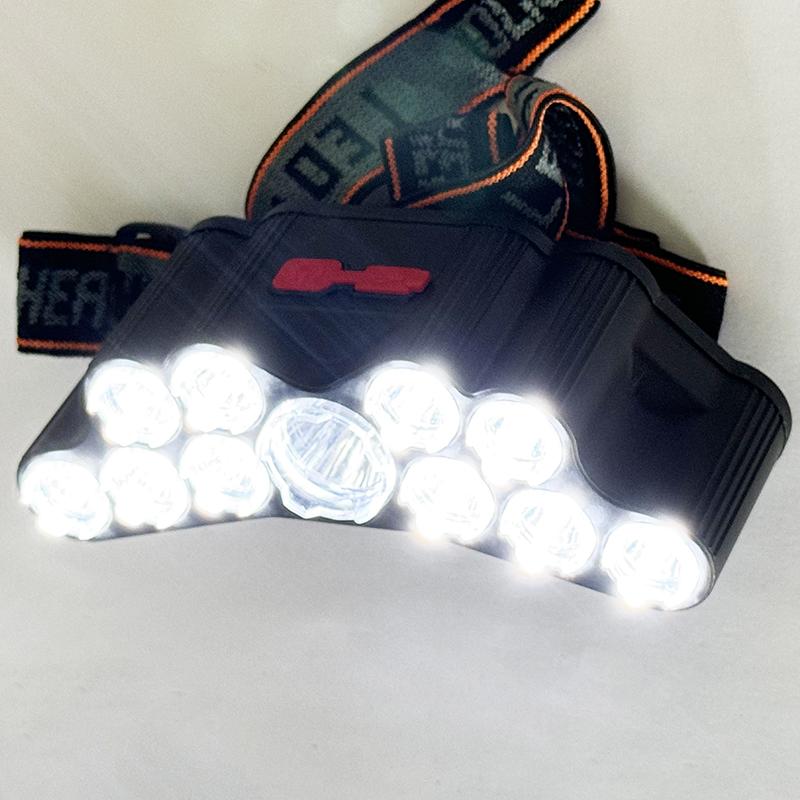 11 LED USB Rechargeable Headlamp, Strong Light Headlamp, Outdoor Camping Light For Night, Men Gifts