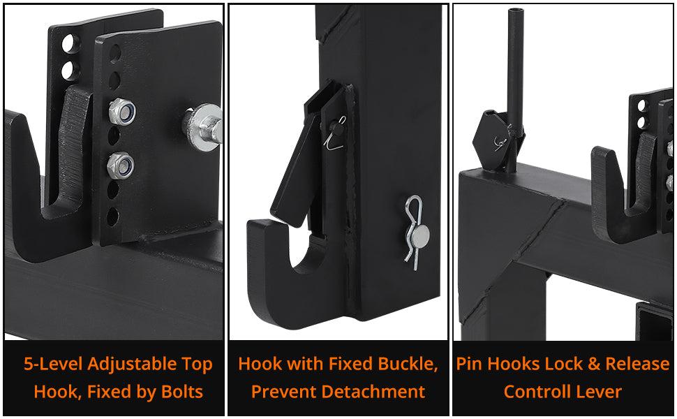 【GARVEE】 Introducing the GARVEE 3 Point Quick Hitch, designed for tractors with a robust 3000 lbs lifting capacity. Available in vibrant colors, it's perfect for efficient and reliable agricultural tasks.