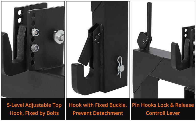 【Black Friday】GARVEE Introducing the GARVEE 3 Point Quick Hitch, designed for tractors with a robust 3000 lbs lifting capacity. Available in vibrant colors, it's perfect for efficient and reliable agricultural tasks.