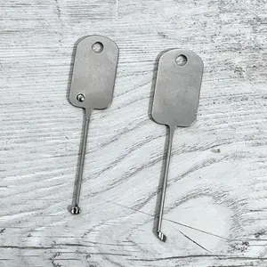 2-Piece Stainless Steel Lever Bar Set, Multi-Functional Manual Tools, Durable and Versatile, Ideal for Various Tasks