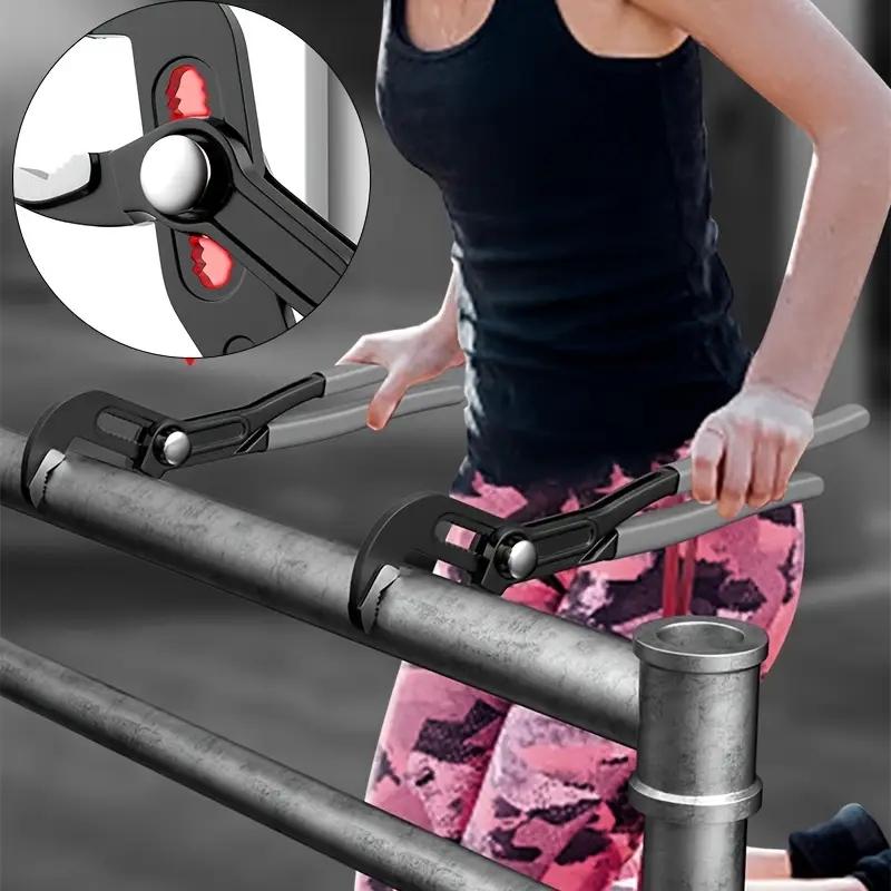 Quick Release Pump Pliers Set, Large & Small Adjustable Metal Pipe Clamp, Durable Heavy Duty Plastic Handle, DIY Plumbing Tool for Home Use