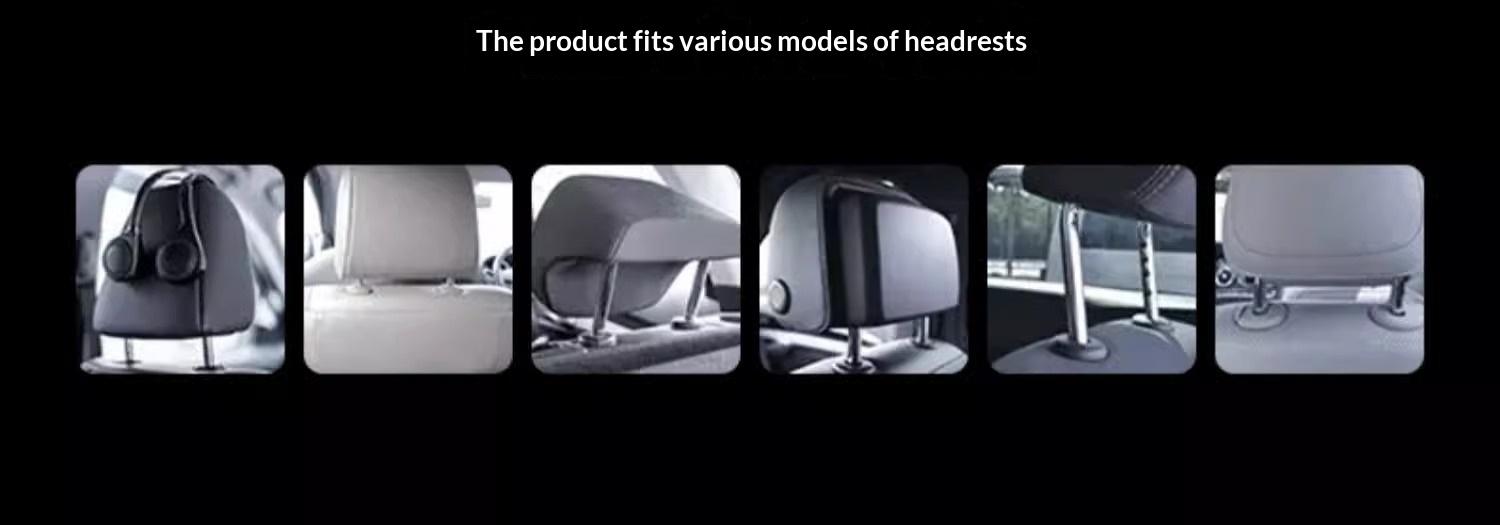 Car tablet bracket, rear seat back ipad support frame, rear seat headrest retractable, rotatable and fixed mobile phone bracket