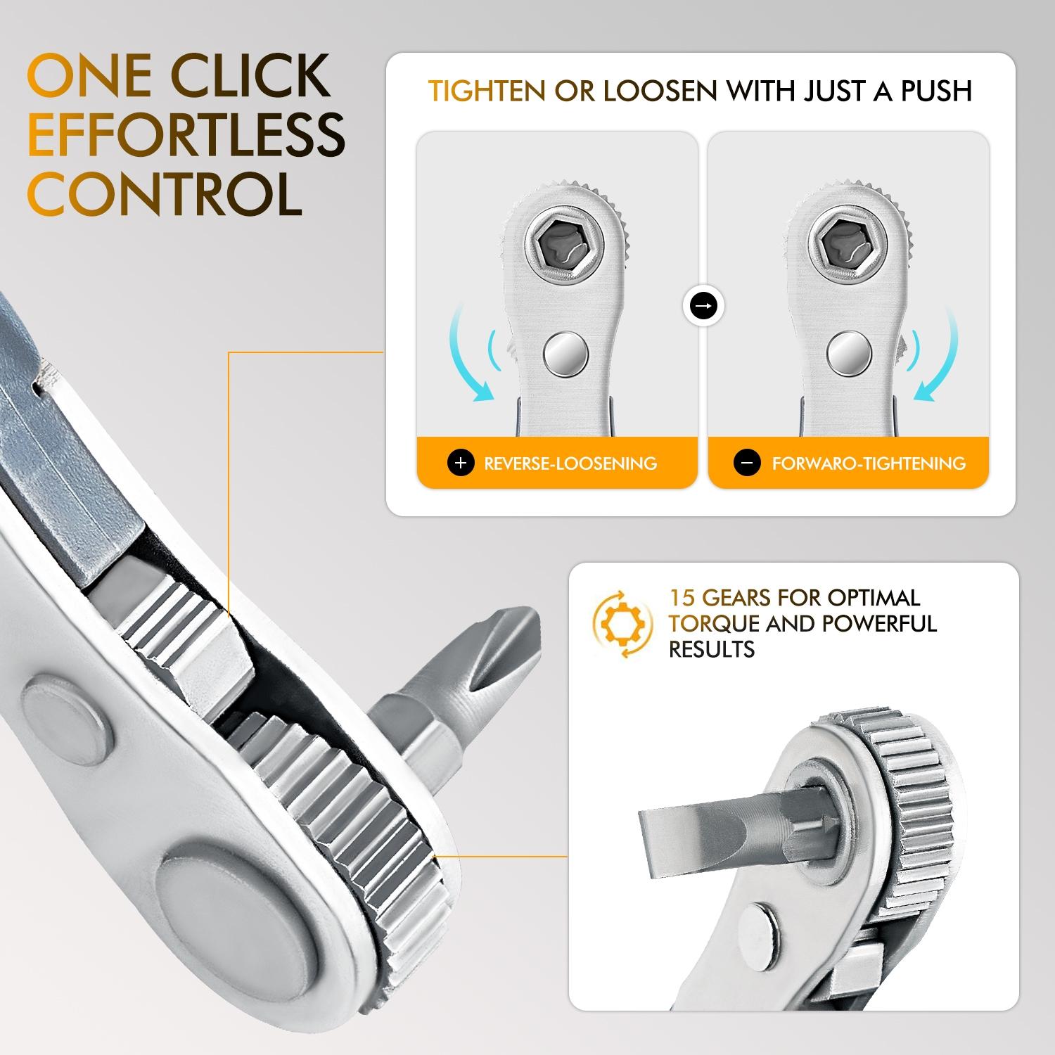 Hex Socket Wrench Set, Quick Release Ratchet Spanner, Internal Hex Key Screwdriver Repair Tools, Socket Combination Tool, Durable Hand Tool Kit for Mechanics, Hex Wrenches