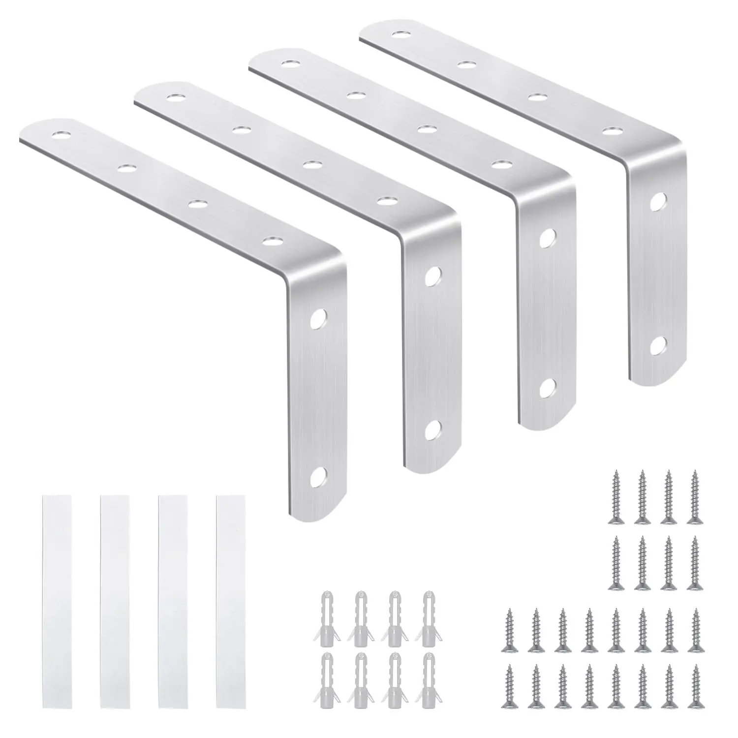 Furniture Anti-Tip Anchors Baby Proofing Safety Straps Kit – Secure Dresser, Bookcase, Cabinet to Wall, Holds 400 lbs, 4 PackGift