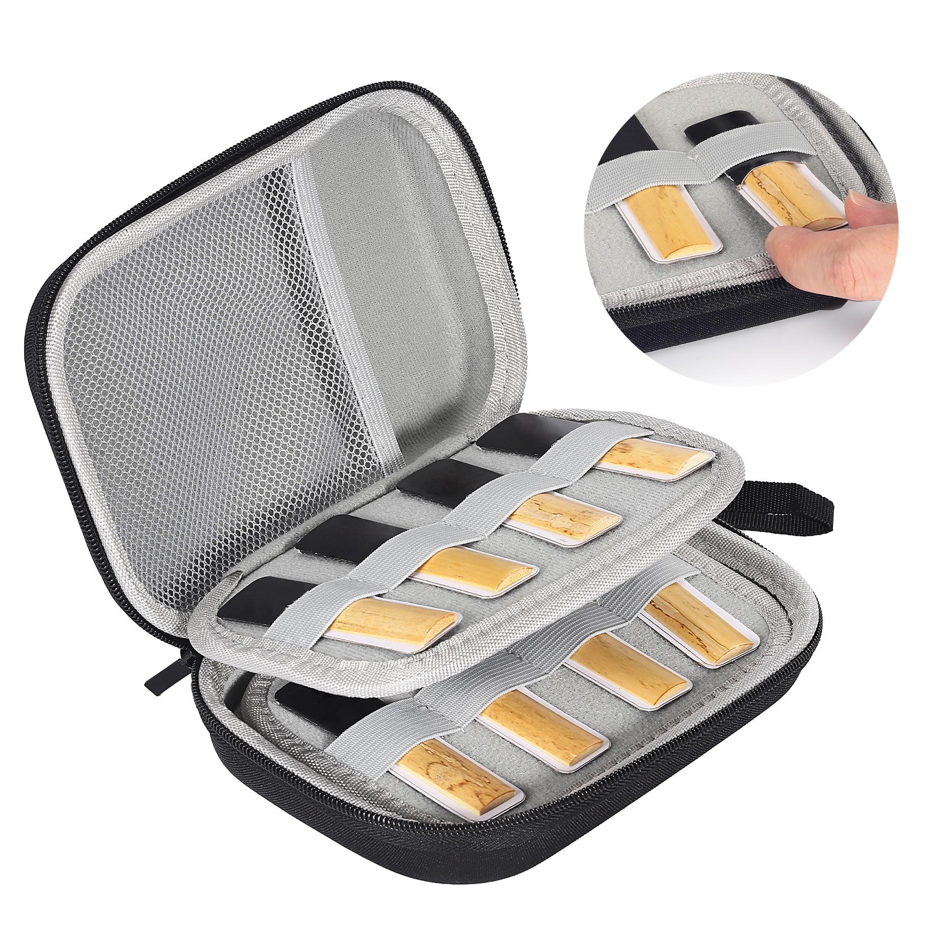 Waterproof reed storage case suitable for saxophone and clarinet reeds (holds 20 reeds)