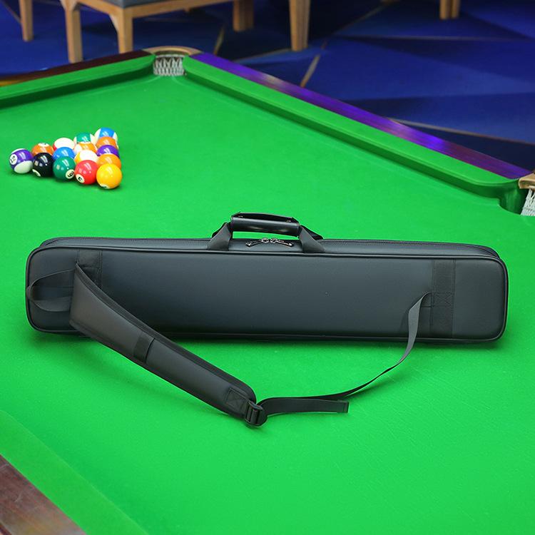 1/2 Billiard Cue Bag with Waterproof Cover, Nine-Ball 7-Hole Large Capacity Barrel Cue Bag, Stylish Billiard Cue Bag